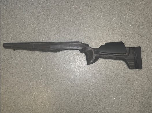KKC stock for Blaser R8 | adjustable cheek piece | layered wood Grey/Black Laminate