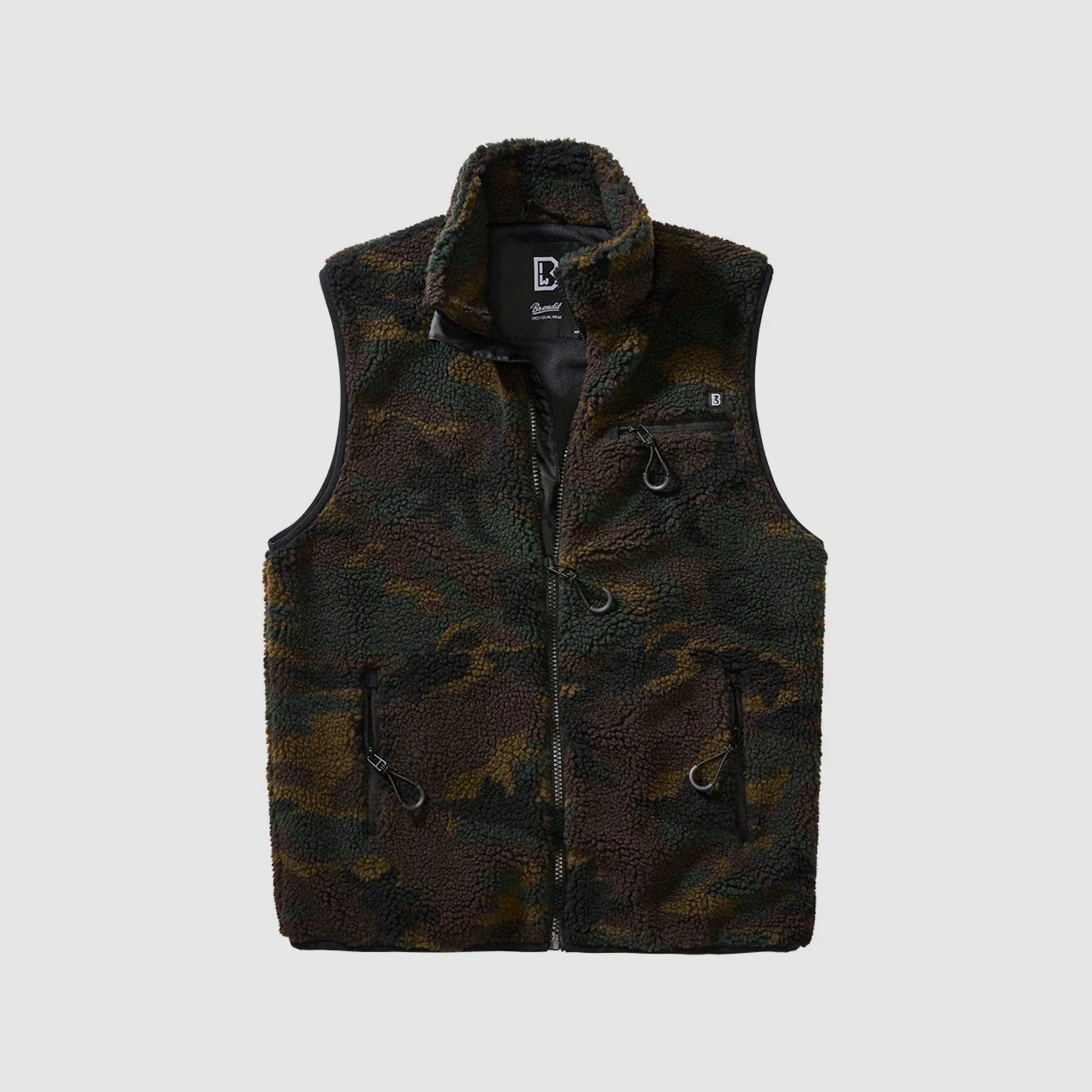 Brandit Brandit Jacke Teddyfleece Vest woodland