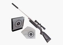 Weihrauch HW 35K F Black Silence Luftgewehr 4,5mm - Set