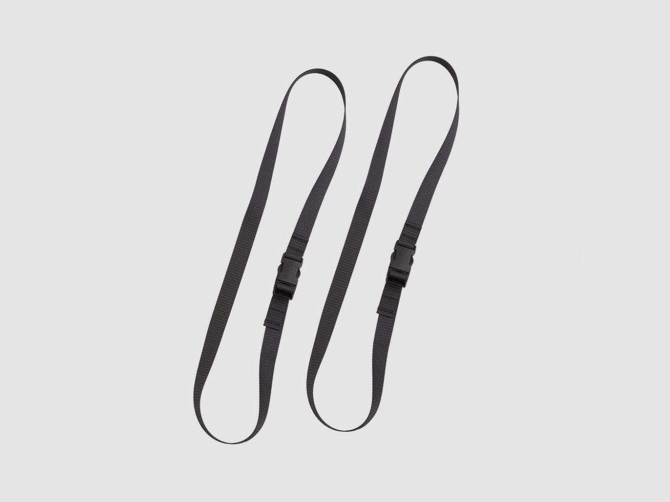 Savotta Pack straps SR buckle, 2 pcs, 120 cm, black