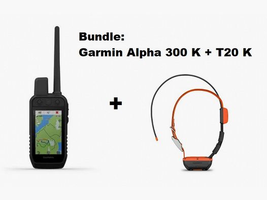 Garmin Alpha 300 K + Alpha T20 K GPS - Set di localizzazione canina!