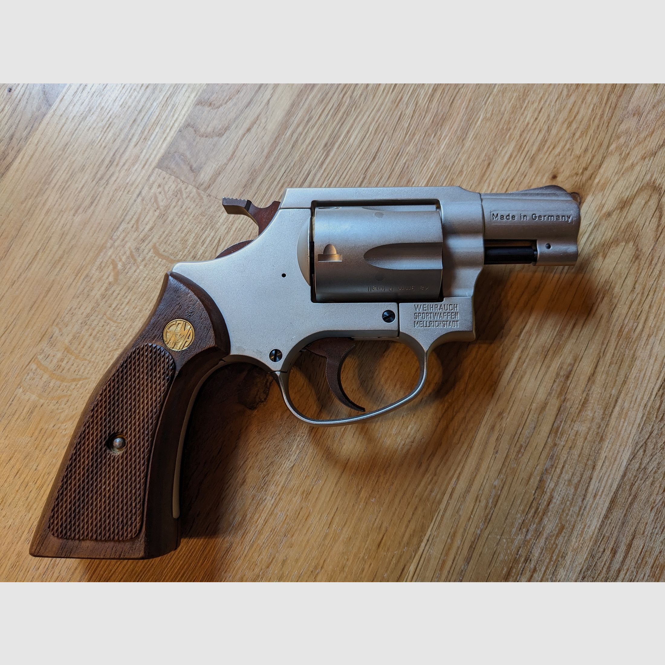 HW 37 Nickel Weihrauch Signalrevolver 