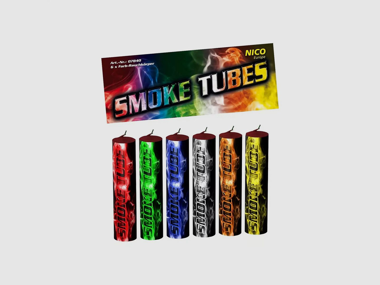 NICO NICO tubos de humo de señal 6-pack