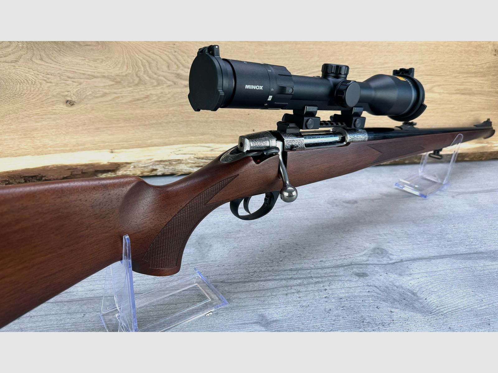 Antonio Zoli Bavaria 1900 Luxus Stutzen Kal.: 8x57JS + Minox Allrounder 2-10x50S + ERA Klemmmontage