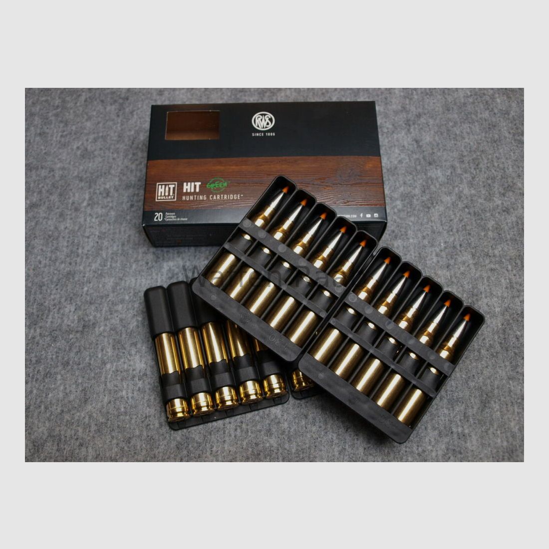RWS .300 Win. Mag. HIT Green RWS .300 Win. Mag. HIT Green 10,7g/165grs.