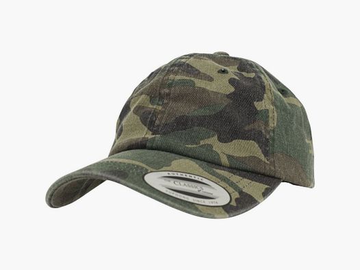 YUPOONG Inc. UNISEX Low Profile Camo Washed Cap