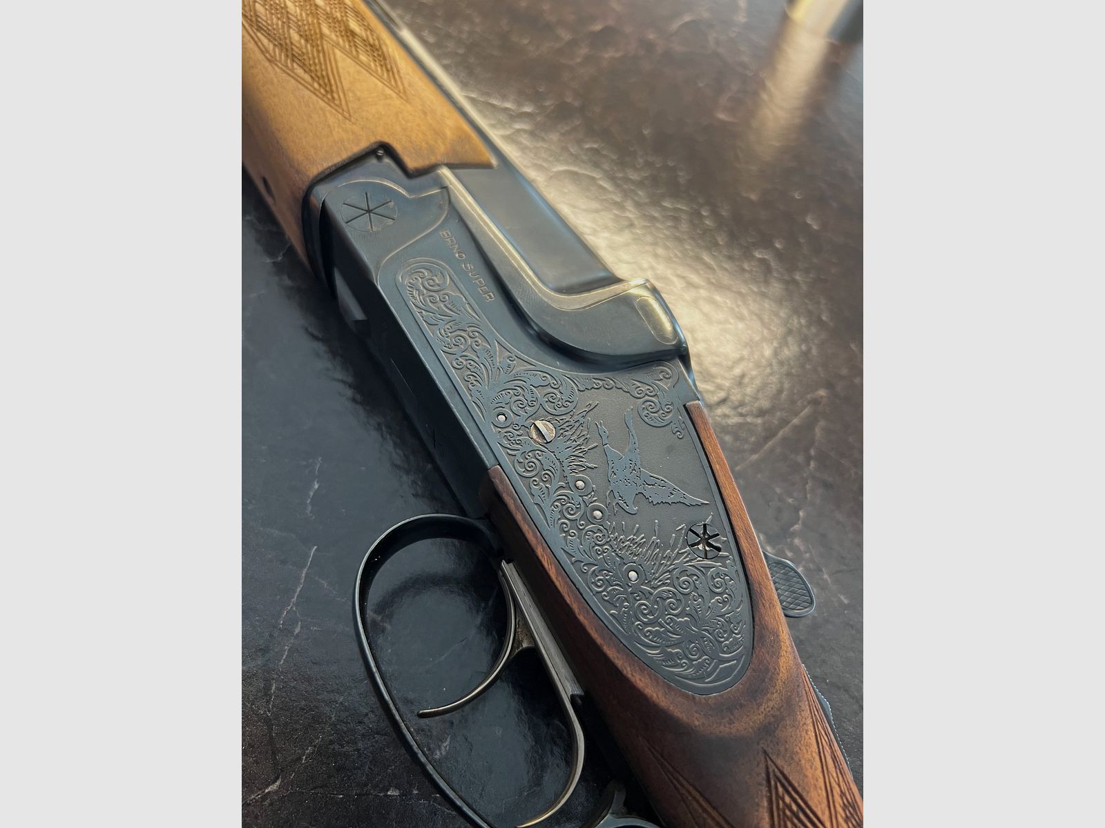 Brno shotgun 12/70 with ejector