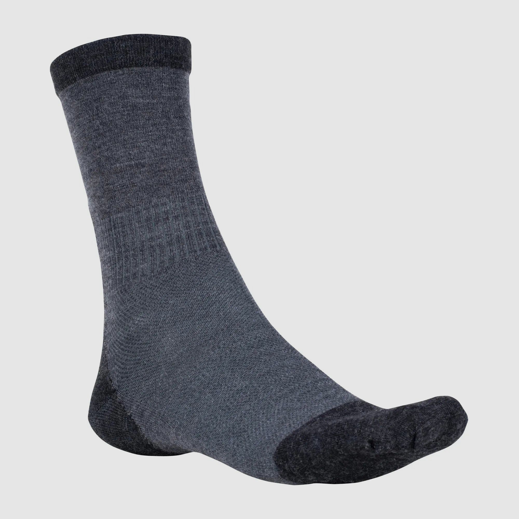 Woolpower Woolpower Socken Skilled Liner Classic dunkelgrau schwarz