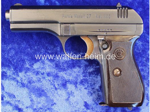 Bohemian Arms Factory A.G. Mod. 27