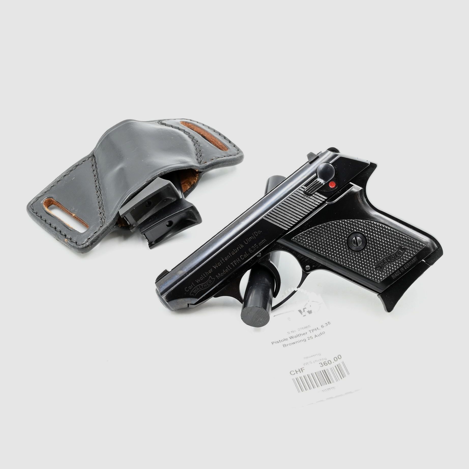 Pistole Walther TPH, Occ., 6.35mm, in original Schachtel, Bild 1 von 2