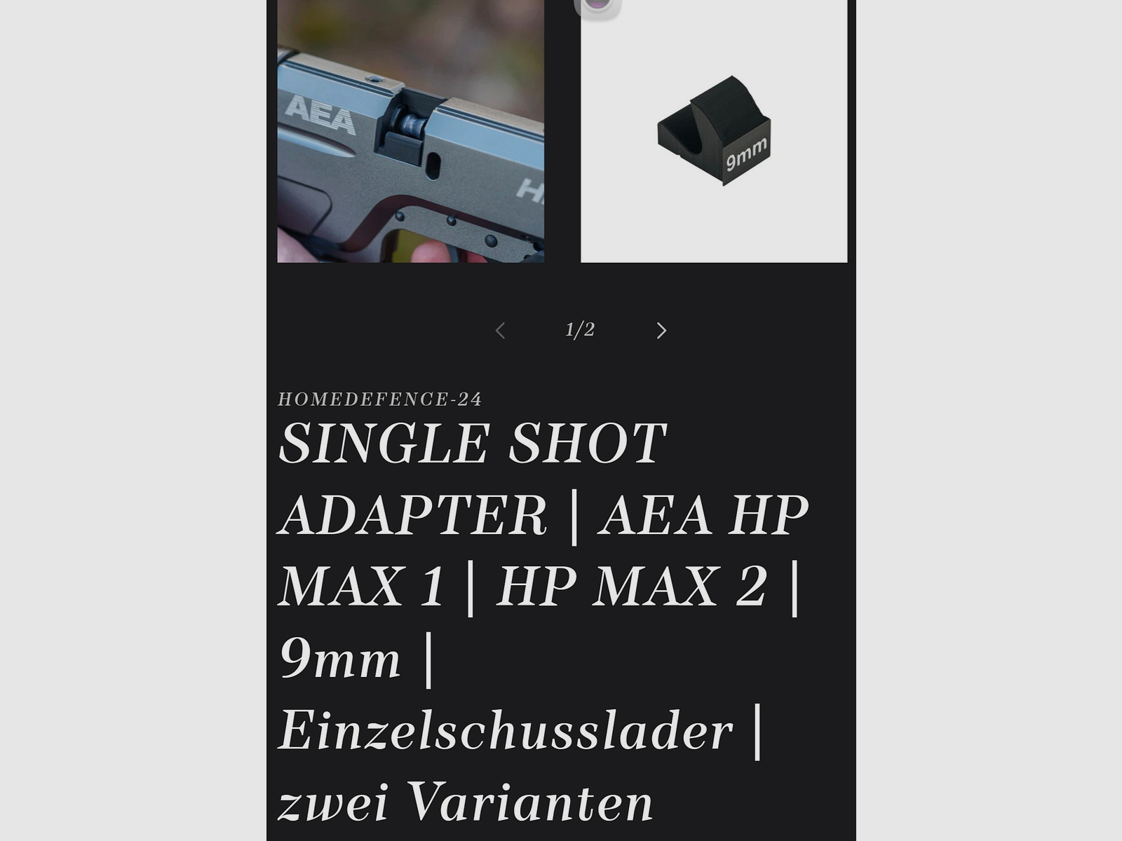 HP MAX MK II mit Zubehörteile 