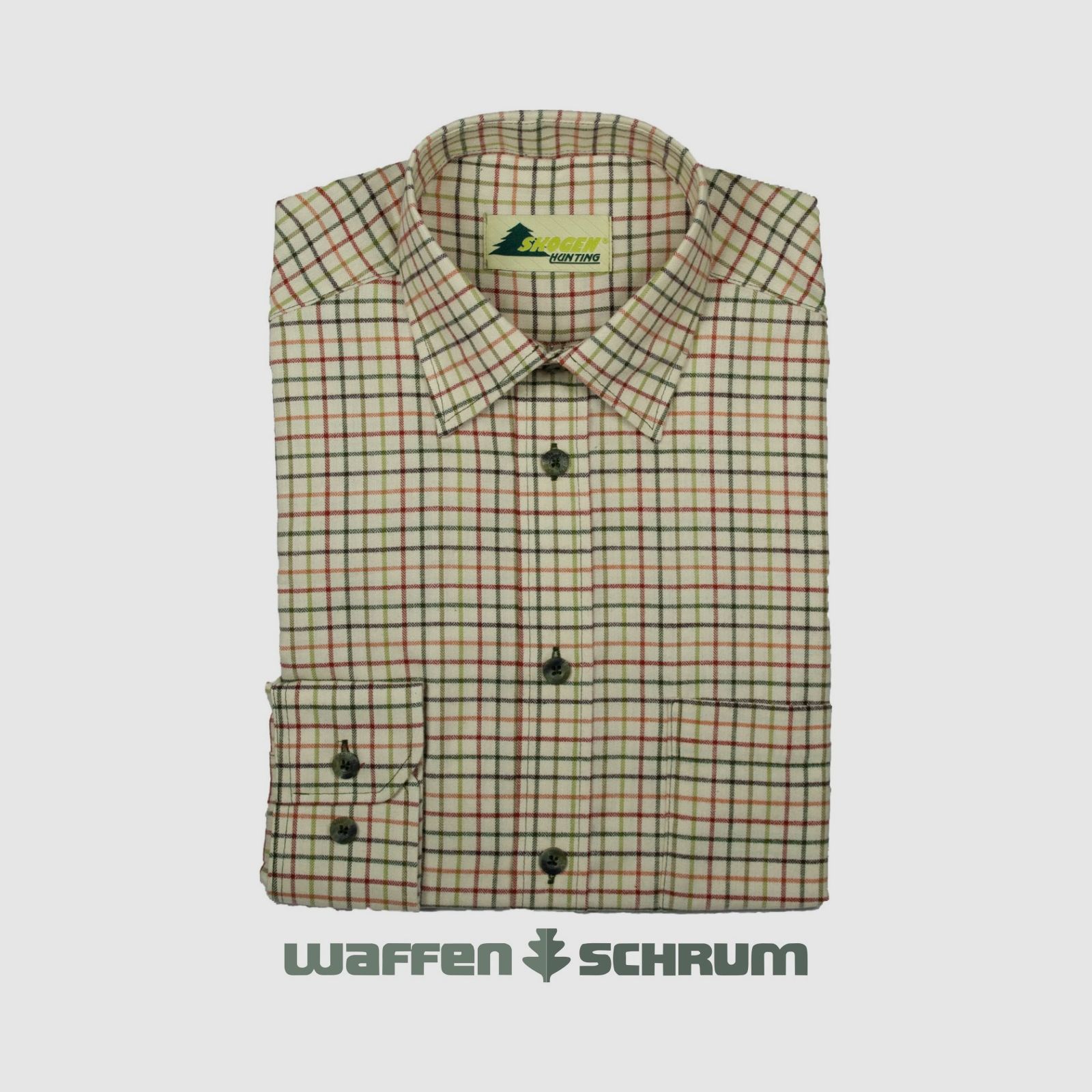 Chemise Skogen col Kent beige