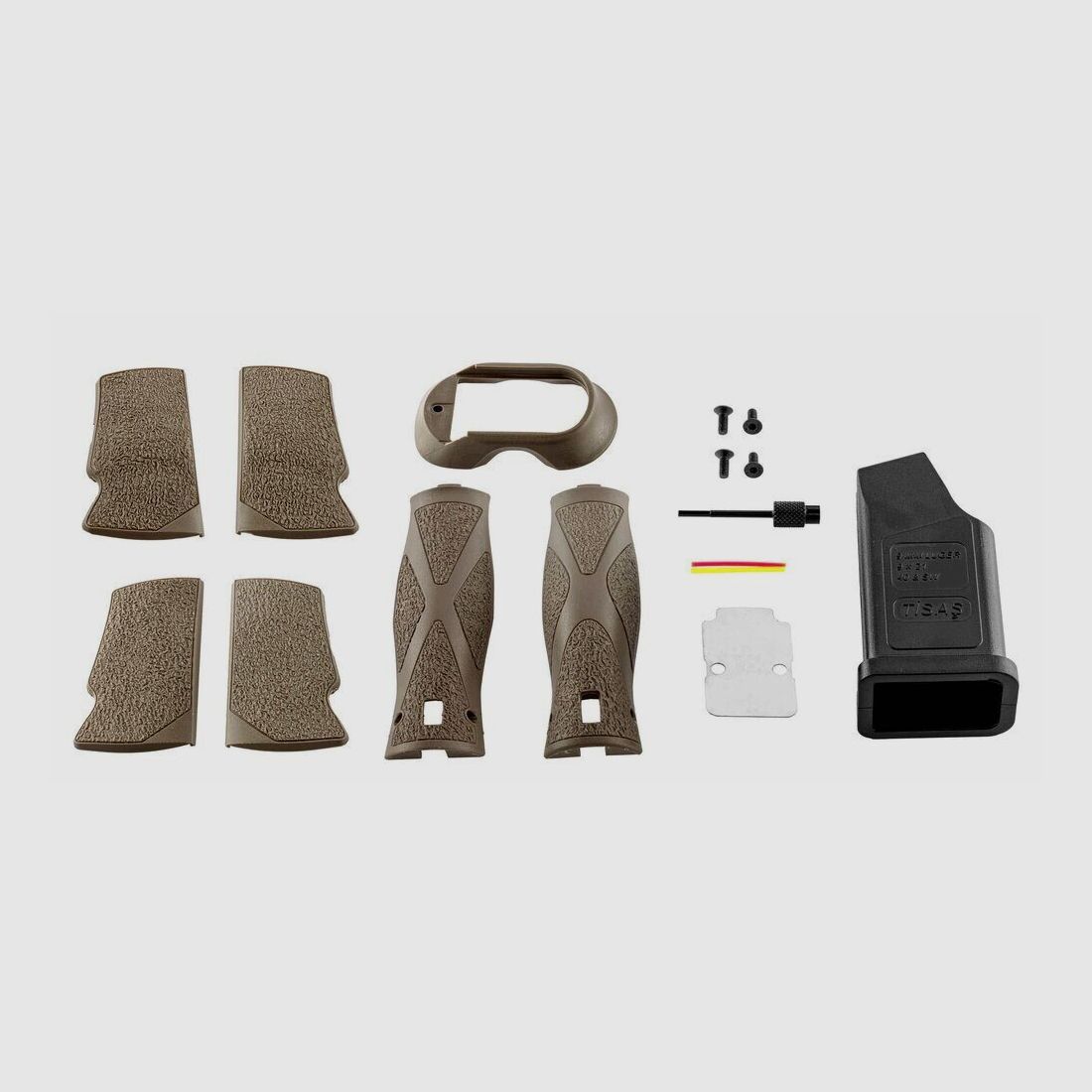 Tisas PX-9 Tactical Pistol caliber 9×19 mm FDE Threaded, image 10 of 10