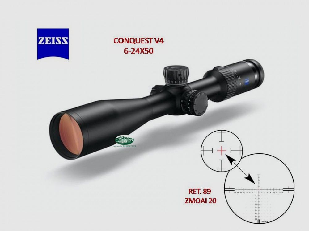 ZEISS Conquest V4 6-24X50 BS ret.89 ZMOAi-20 illuminated