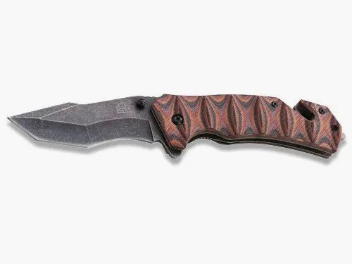 Cuchillo de rescate PUMA TEC de una mano (Liner tanto G10) (Modelo descontinuado)