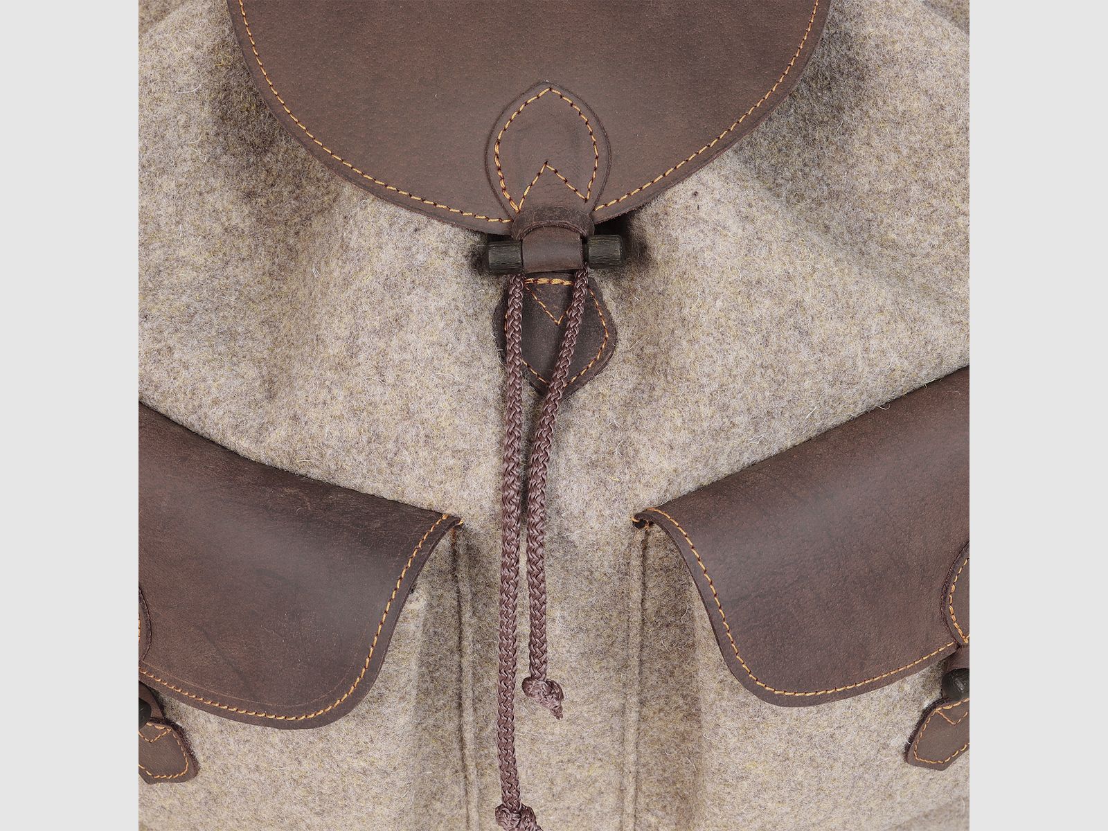 Wollfilz Rucksack lautlos