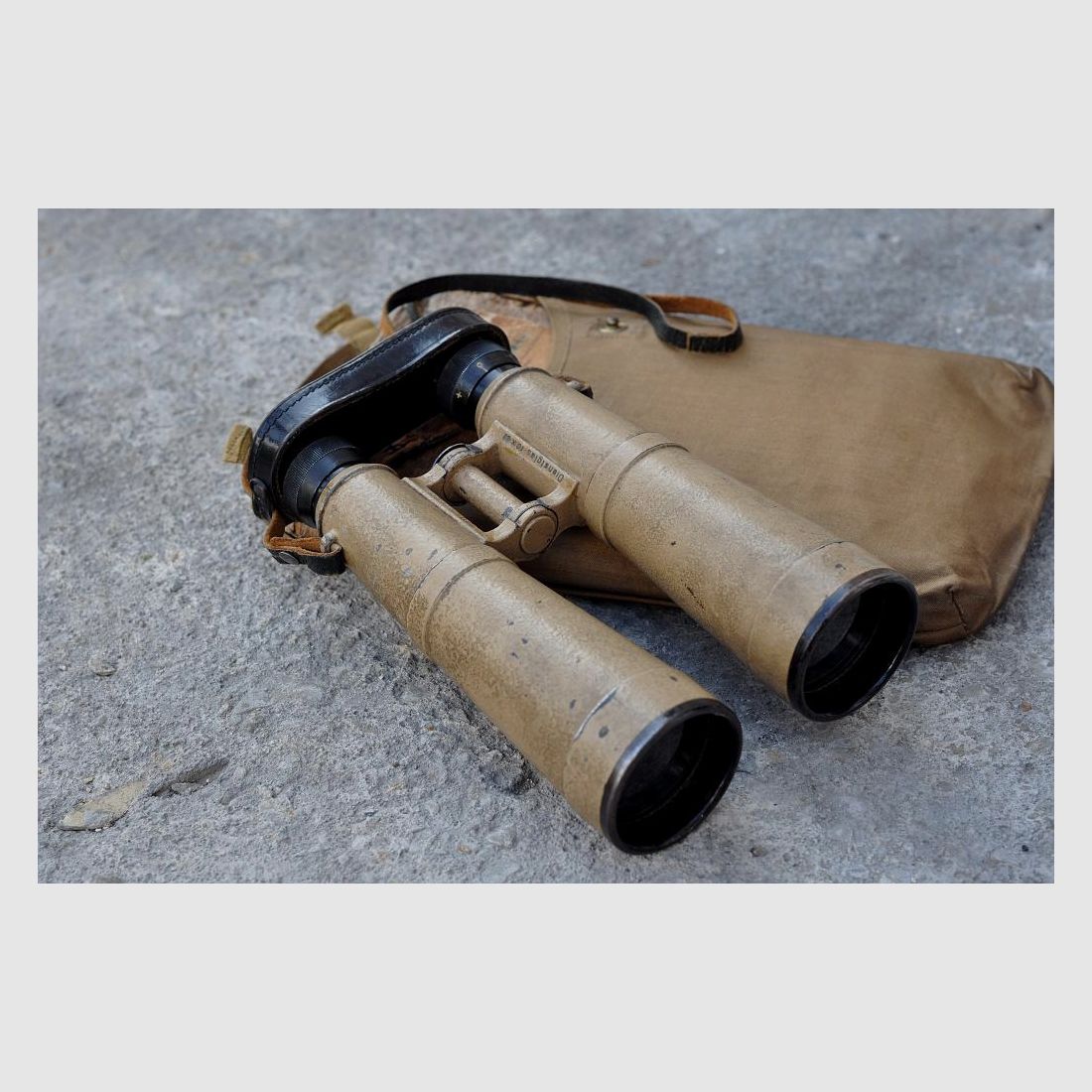 Original Dienstglas Afrika Korps 10x50 aus Wk2