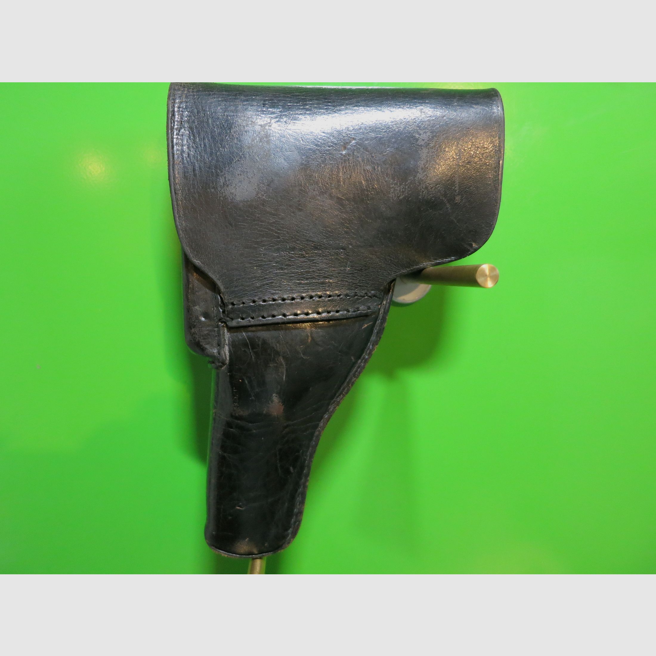 Belt holster pistol Mauser/DWM/Erfurt P38 original, leather, according to Wehrmacht #16-