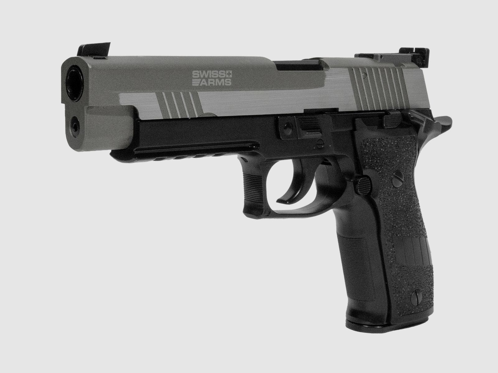 Pistolet de marine Swiss Arms XXL Bicolore 6mm - Airsoft Co2 BlowBack, image 3 sur 4