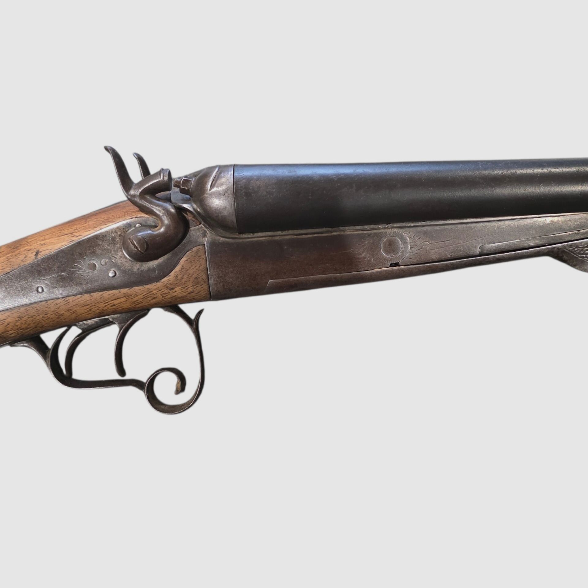 Zij-aan-zij shotgun Lefaucheux type 16/65 Saint Etienne Cat D, afbeelding 7 van 9