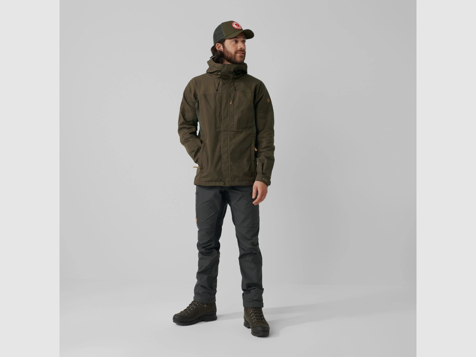 FJÄLLRÄVEN Kaipak Trousers M Regular Dark Olive