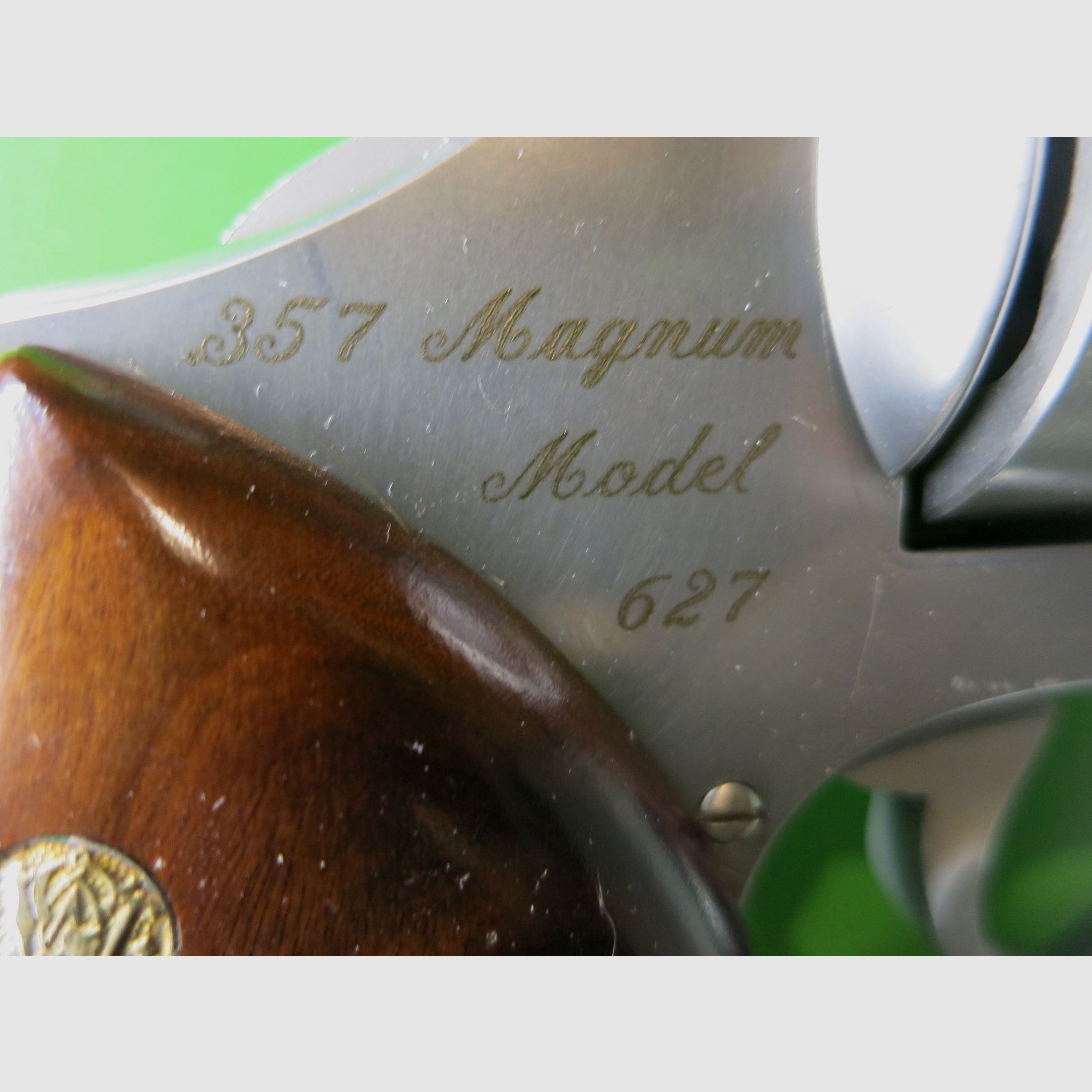 Smith&Wesson Mod. 627-0, WISCHO Target-Champion, .357 Magnum, 5,5" Lauf, stainless   #64-