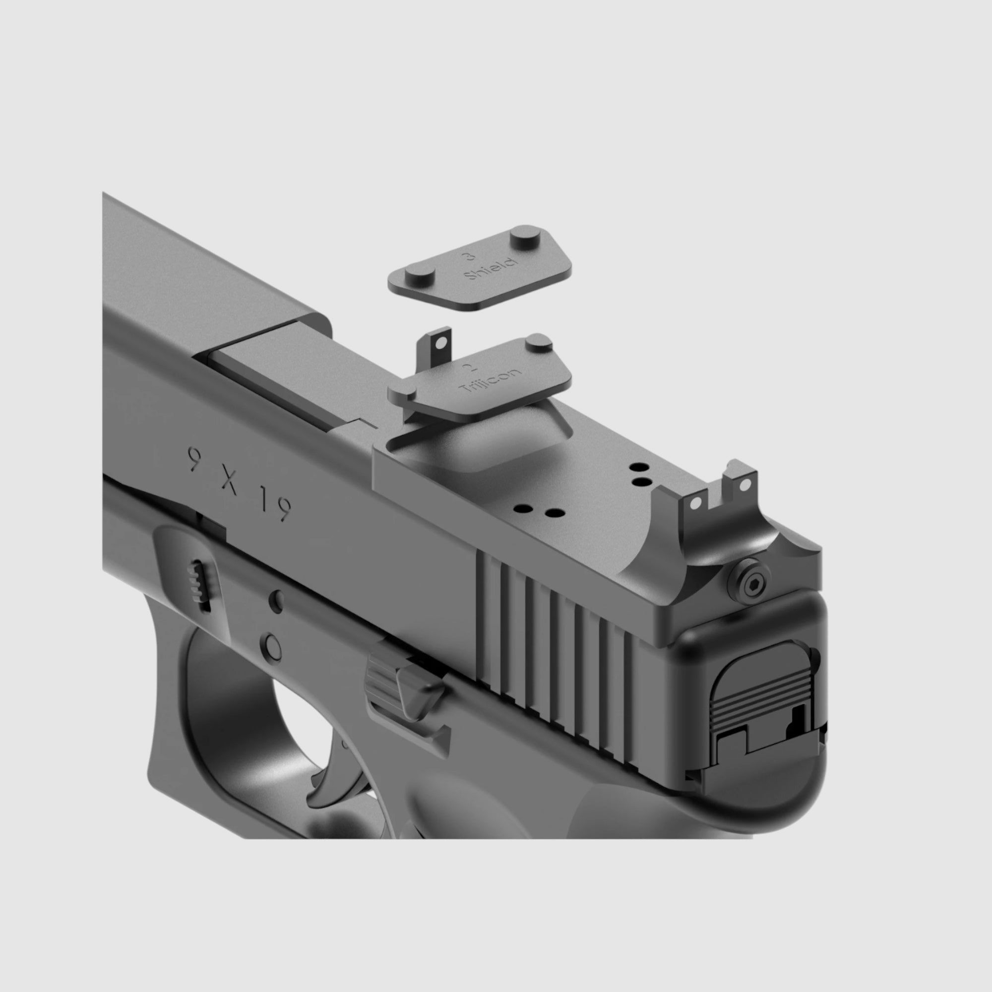 MAKnetic CSM - magnetic Red Dot mount, image 2 of 6