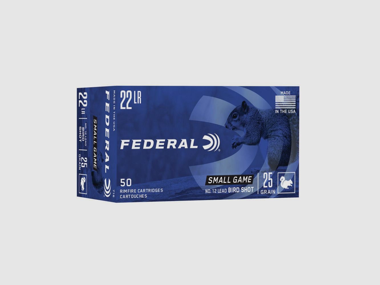 22 LR FEDERAL A GRENAILLE 25GR