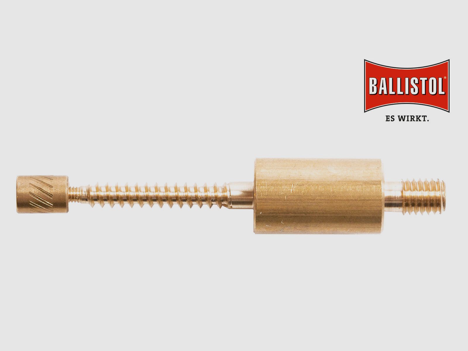 Ballistol messingadapter voor 3 flinten-viltreinigers