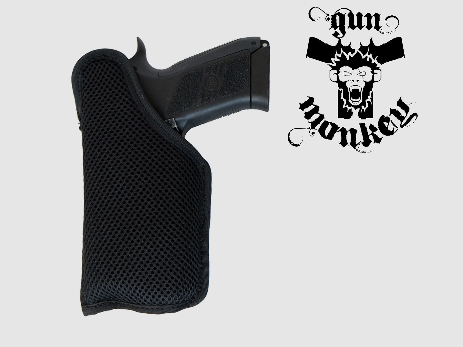 Funda para diestros para Glock 19X, OWB, fijación al cinturón 1,5"/40 mm, nylon Falco(433/L:3D), imagen 2 de 3