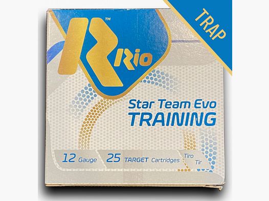 TRAP Munition RIO Star Team Evo Training Kaliber 12/70 24g (Nr. 7.5)
