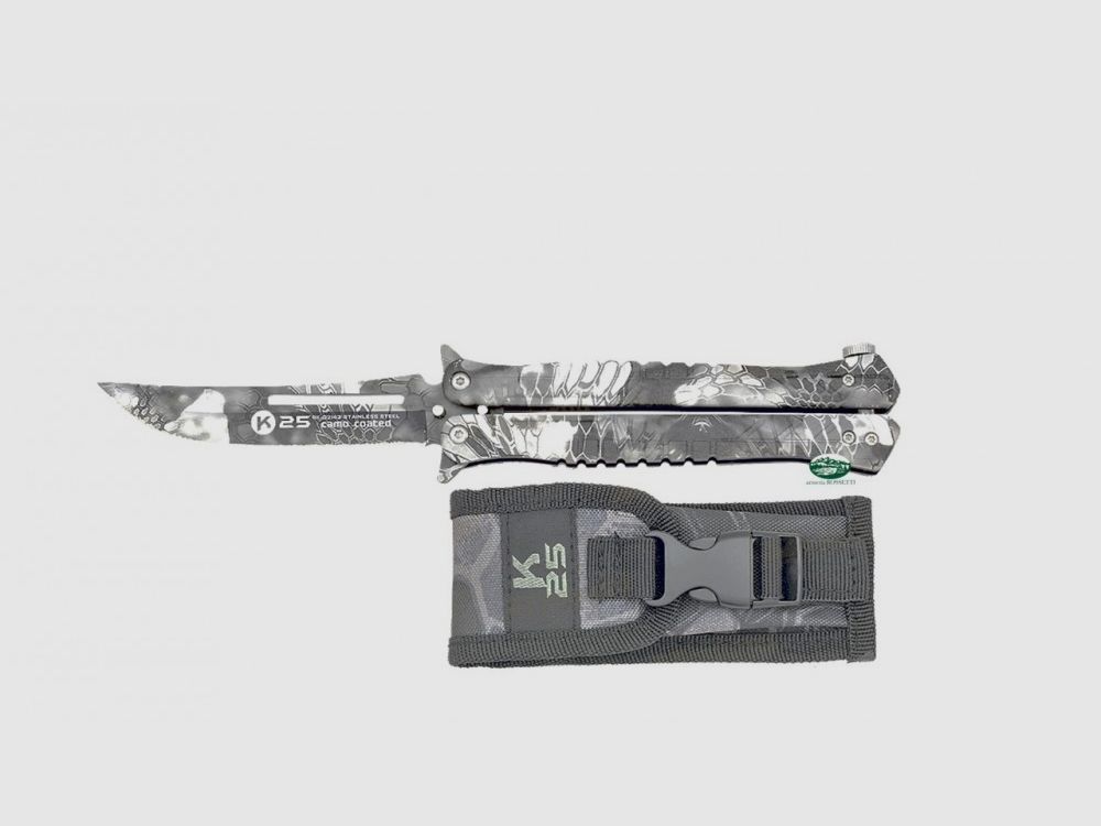 ALBAINOX Couteau K25 Papillon camouflé
