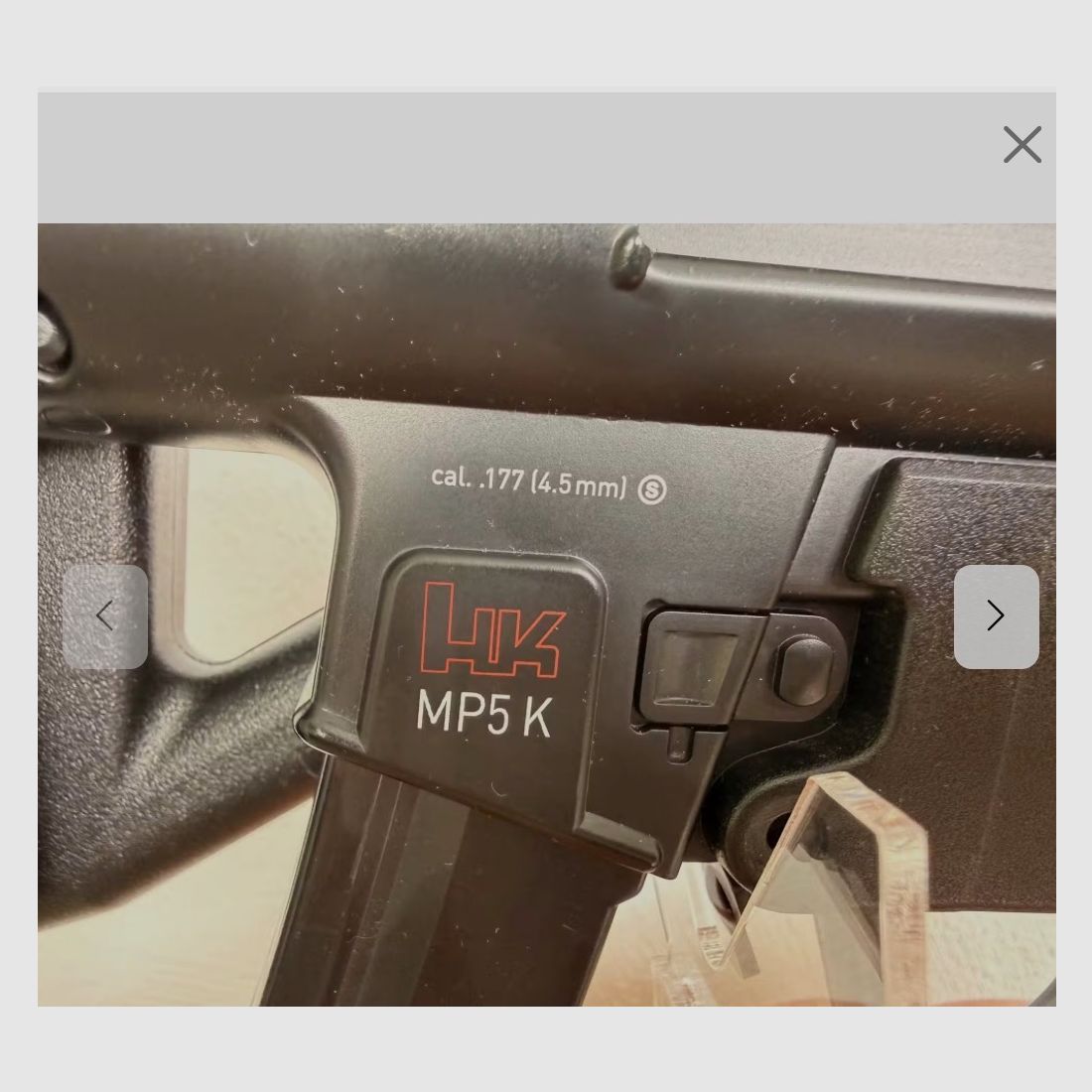 H&K MP5 K-PDW als 4,5 mm Co2 Blowback