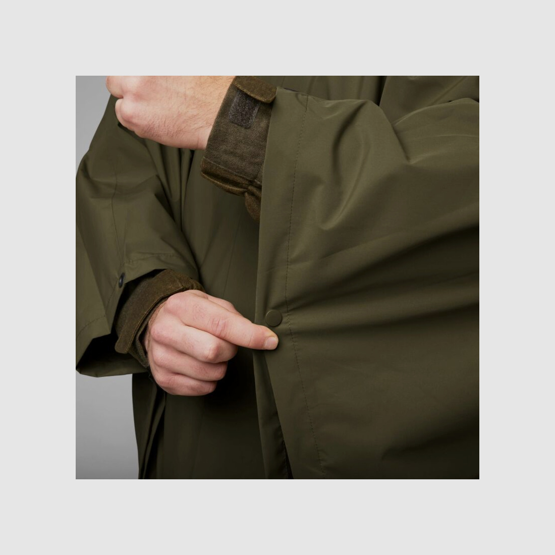 Seeland Herren Regenponcho Taxus Pine green