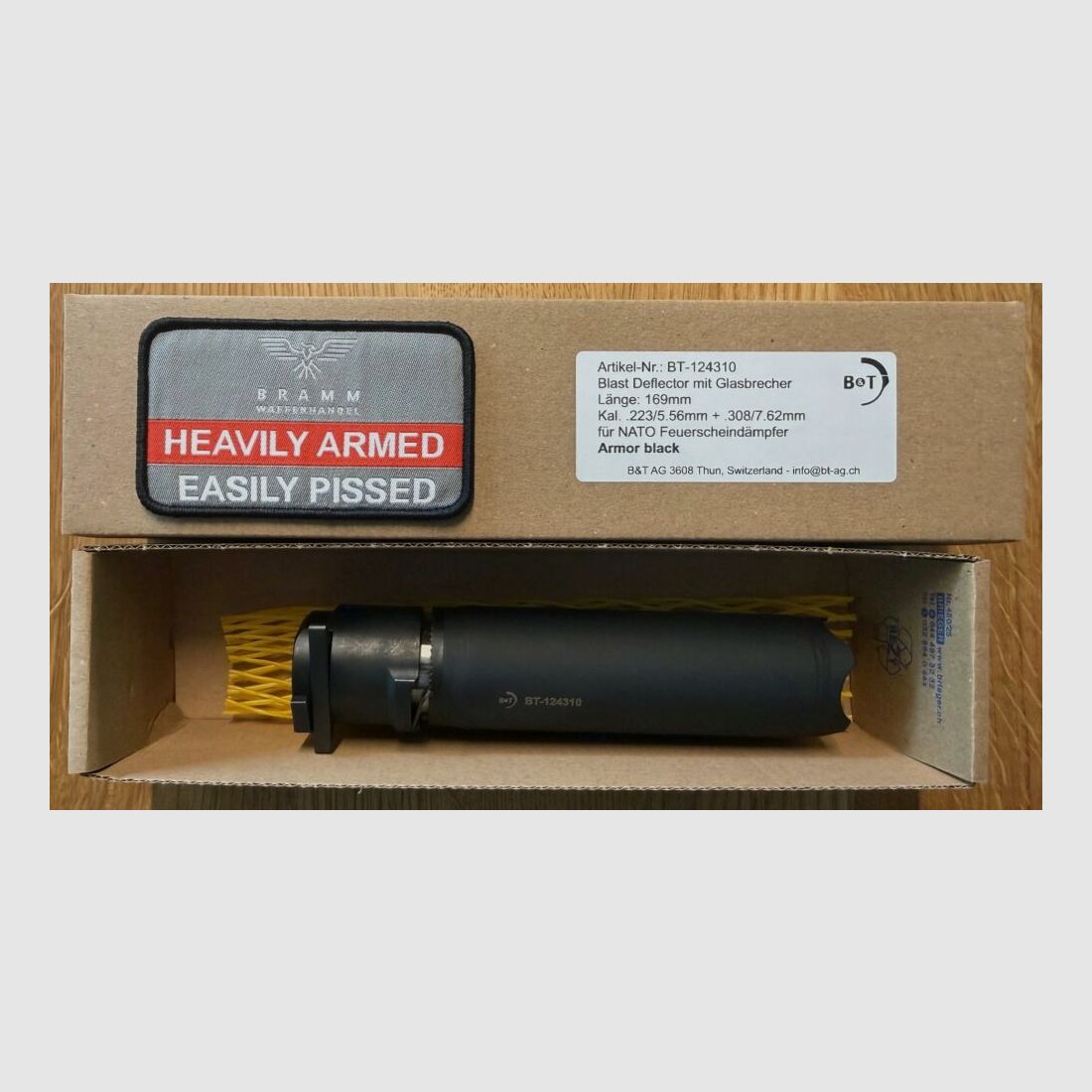 B&T AG B&T Blast Deflector NATO / Rotex negro, imagen 2 de 3