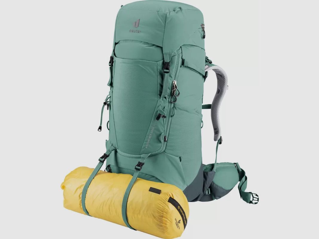 Deuter Aircontact Core 45+10 SL Grijs, Blauw, afbeelding 3 van 13