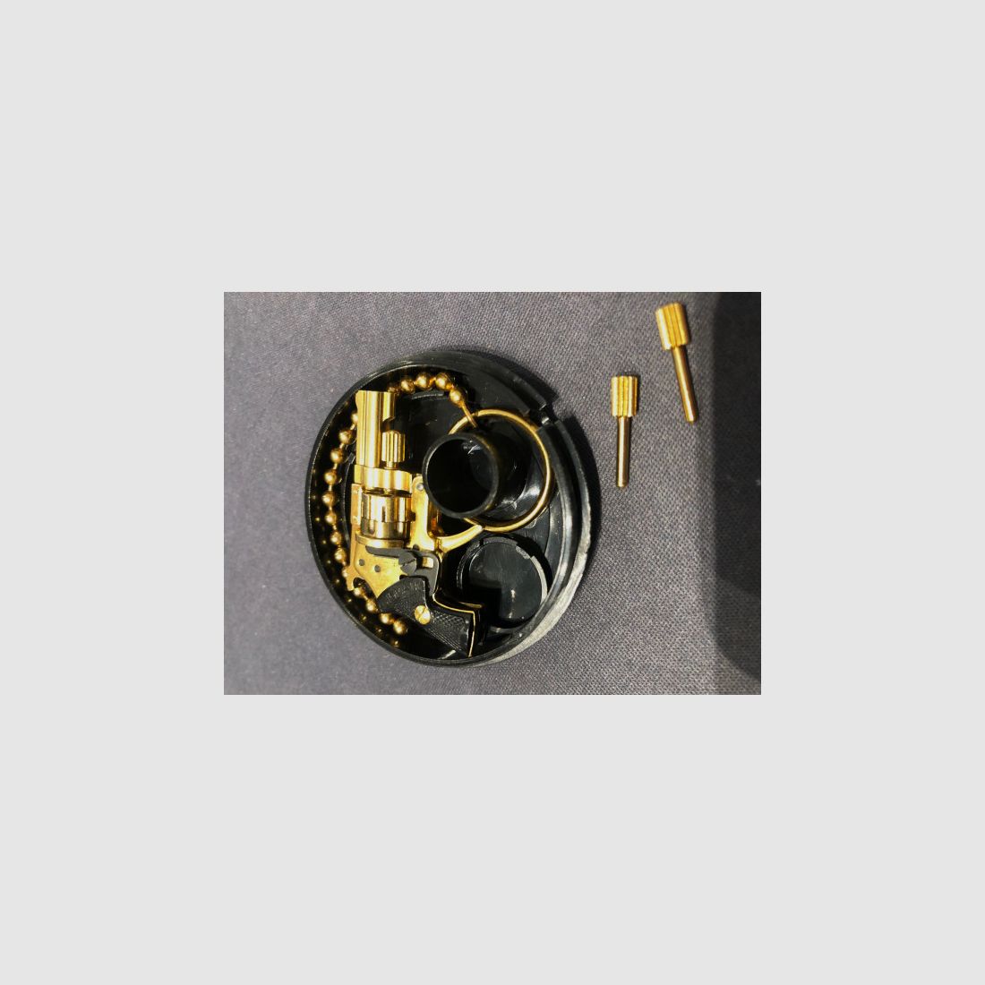 IM KUNDENAUFTRAG - REVOLVER XYTHOS AUTOMATIC MINI - 2MM - 24 KARAT VERGOLDET