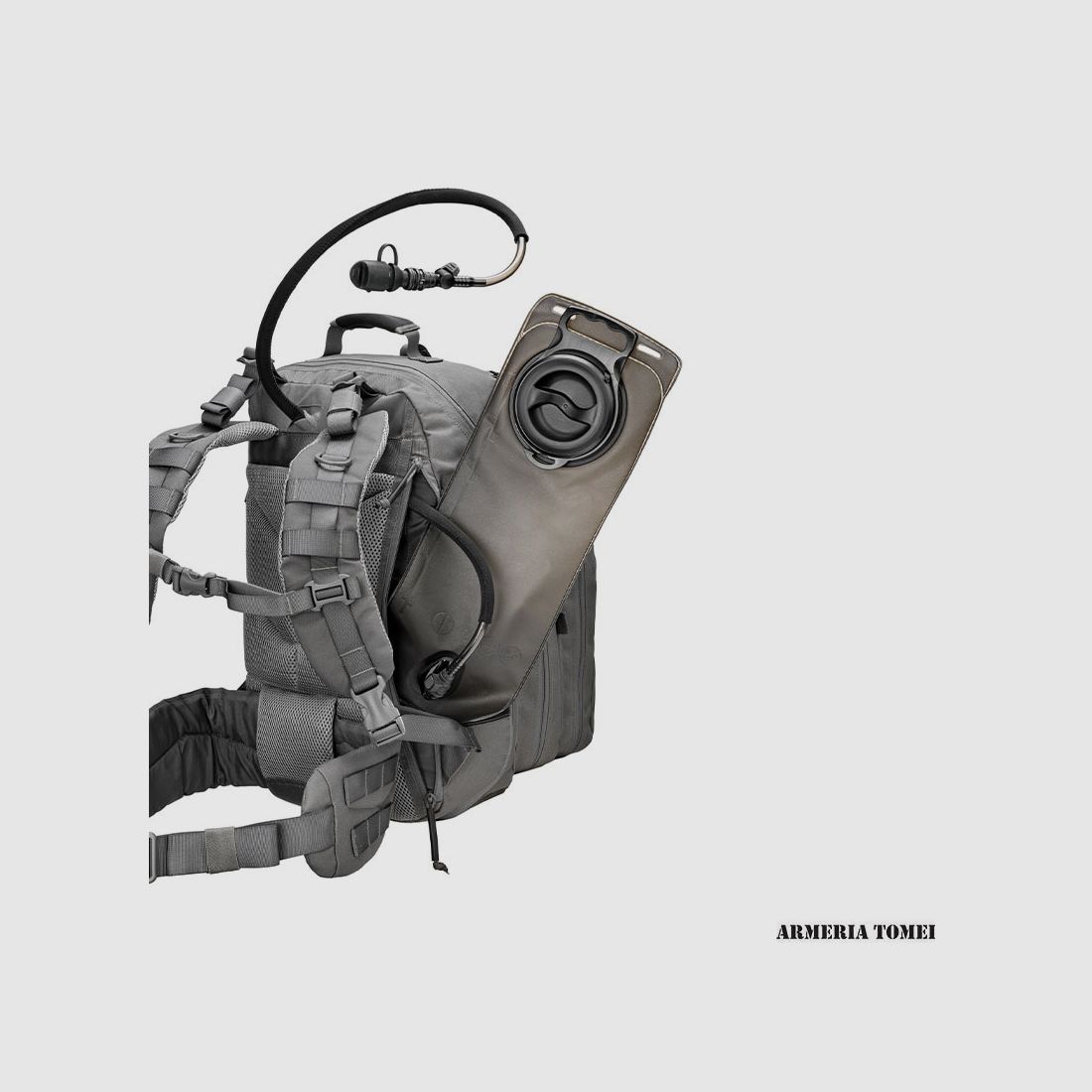 Rucksack – DEFCON 5 – „ROGER“ ALLTAGSHYDRATIONSKOMPATIBEL Wolf Grey, Bild 3 von 6
