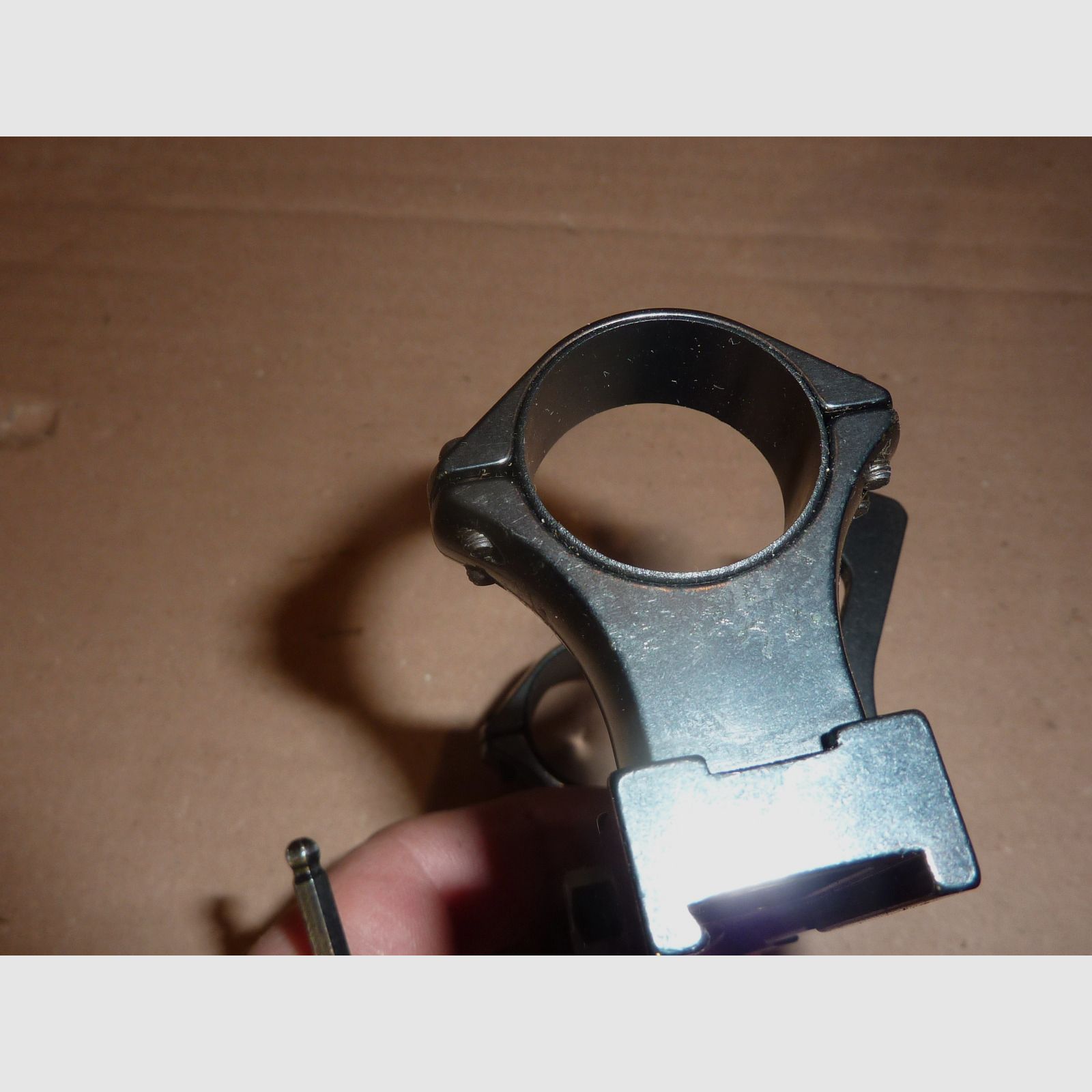 ZF-Montage, anelli 1"/25,4mm di diametro con inserti in plastica come SAKO Optilock, guida a prisma da 16mm