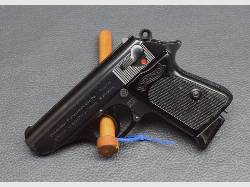 Walther PPK, Zivilfahnder der Bahnpolizei, Kal. 7,65mm sehr gut