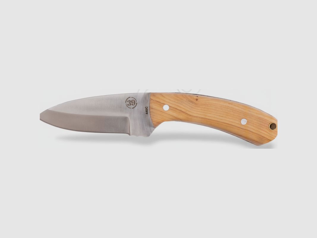 Cuchillo 39Hunter Damasco Nicker - Cuerno, imagen 1 de 3