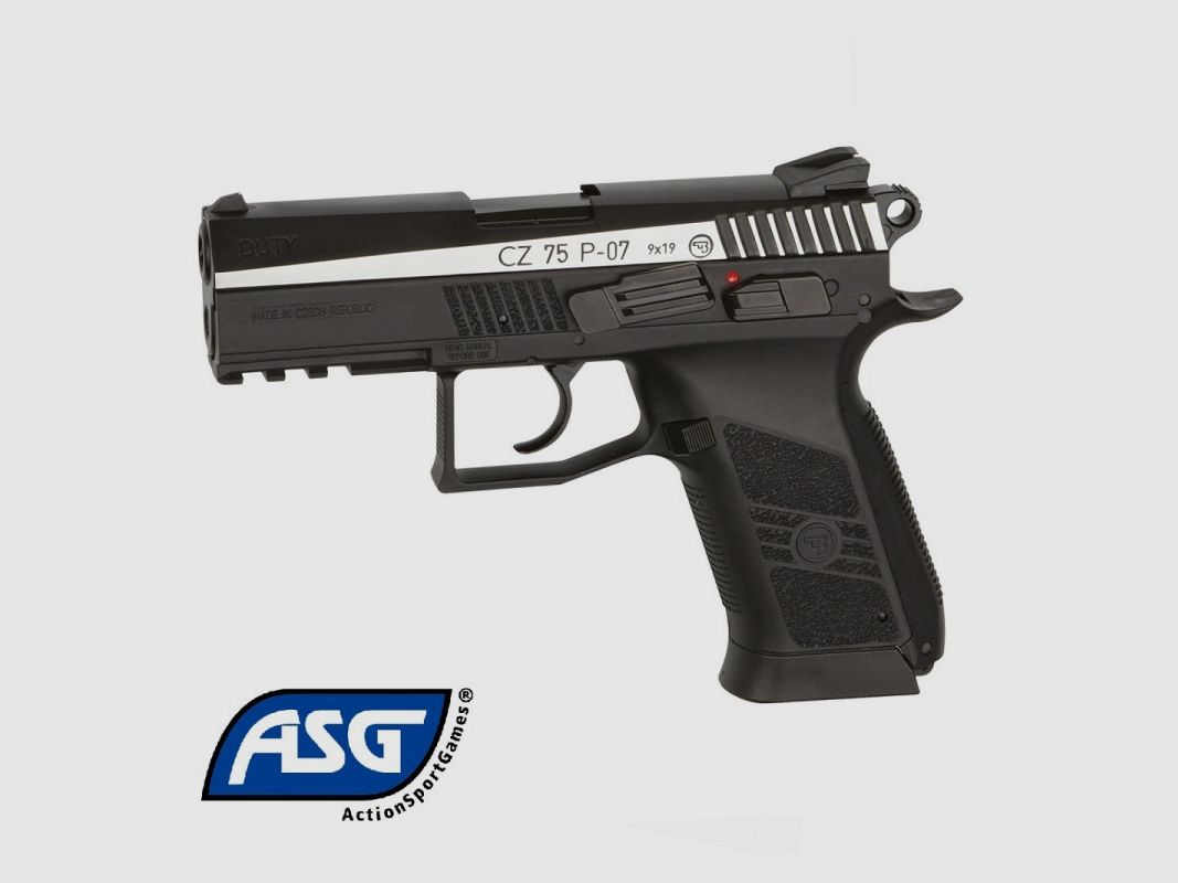 Pistole CZ 75 P-07 DUTY mit Blowback Duotone, Bild 4 von 4