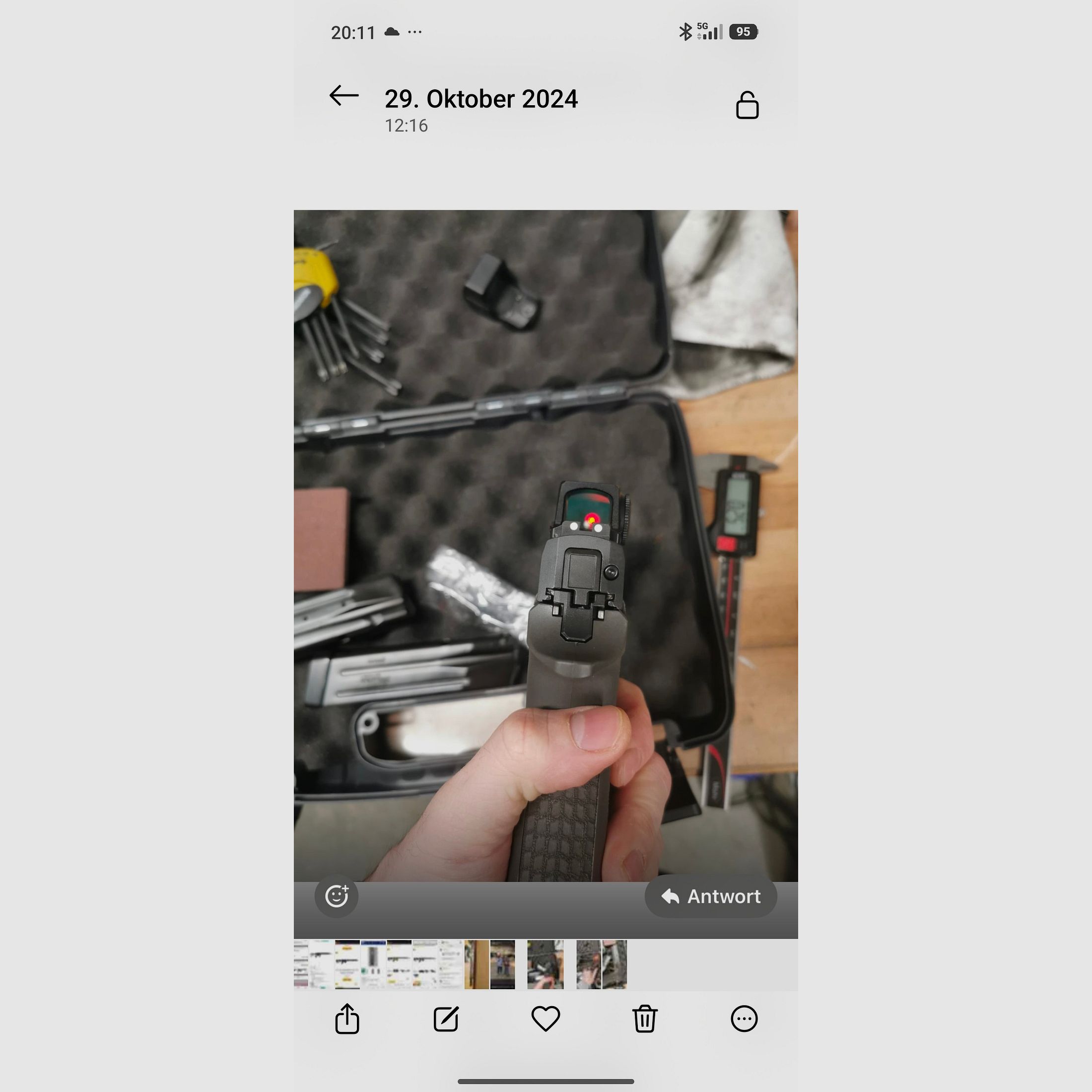 Sig Sauer P320 Spectre COMP pistool met rode stip Romeo