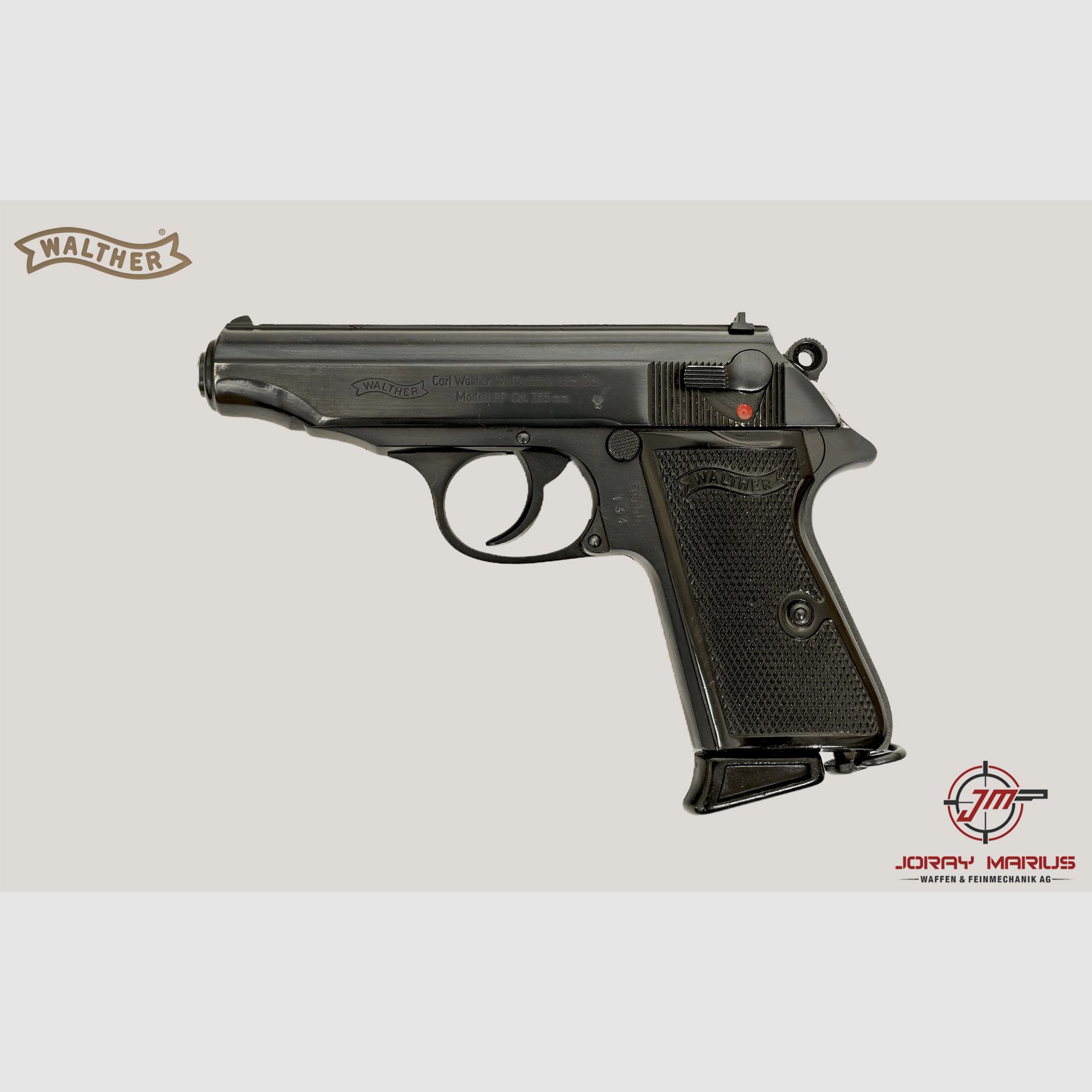 Walther PP Ulm 7.65 Kort JG1965, afbeelding 2 van 3