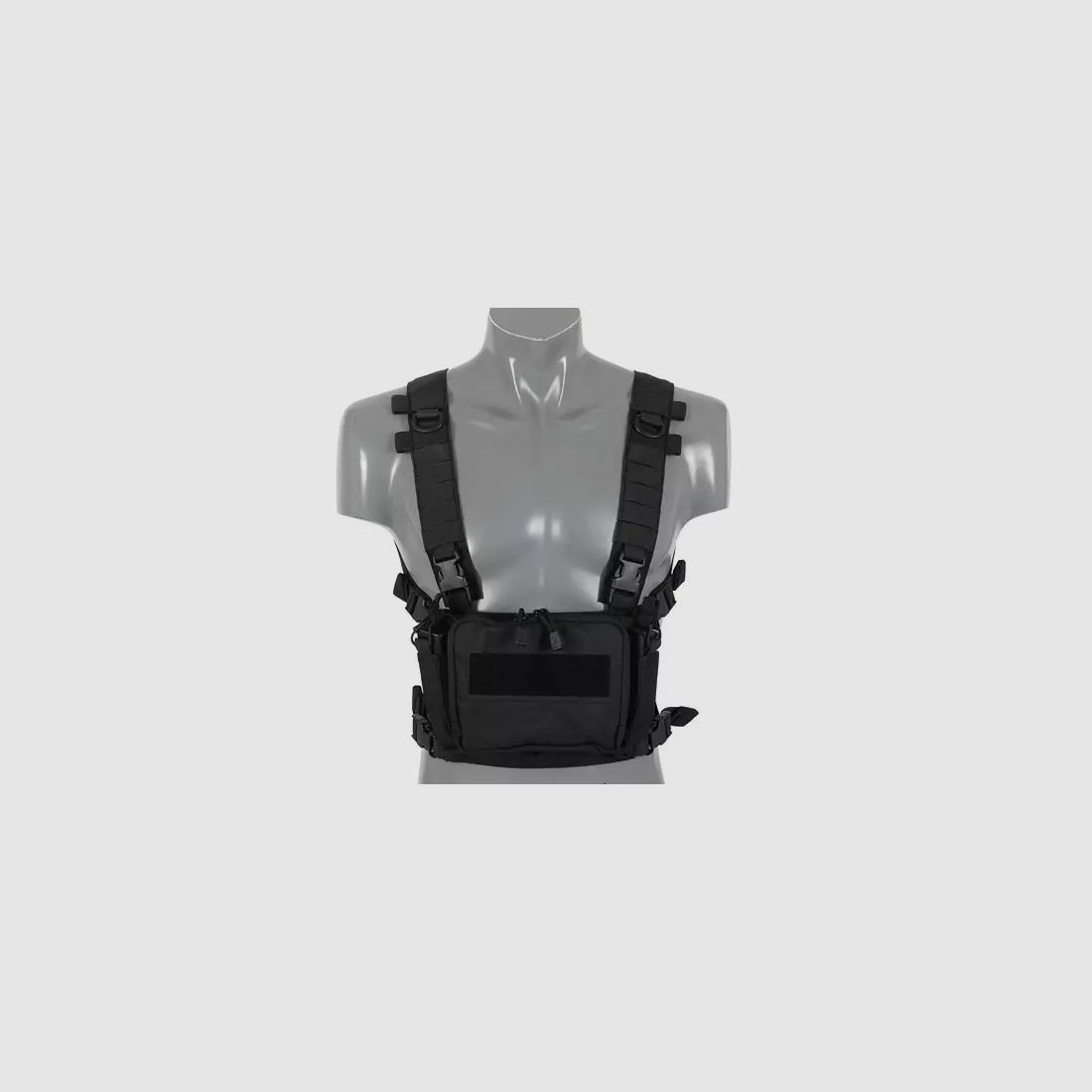 Compact Multi-Mission Chest Rig - Schwarz, Buckle Up (8FIELDS)