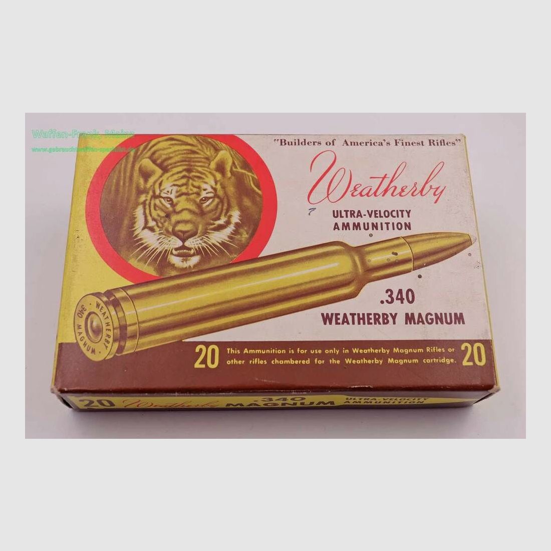 Weatherby - USA Büchsenpatronen .340WBY.Mag