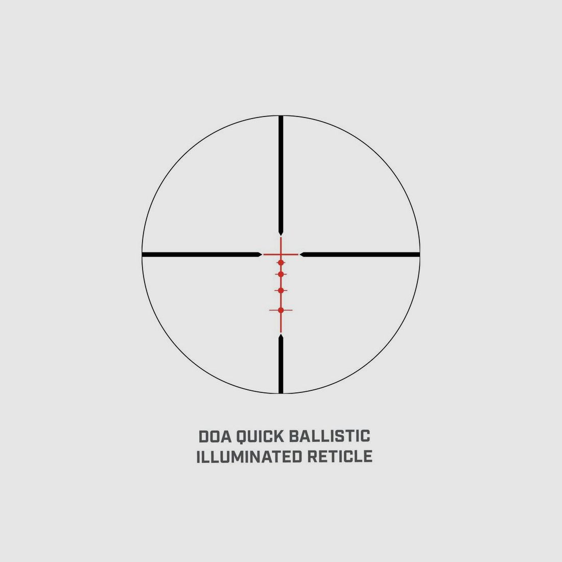 Bushnell Zielfernrohr Banner 2 3-9x40mm DOA Quick Ballistic Leuchtabsehen