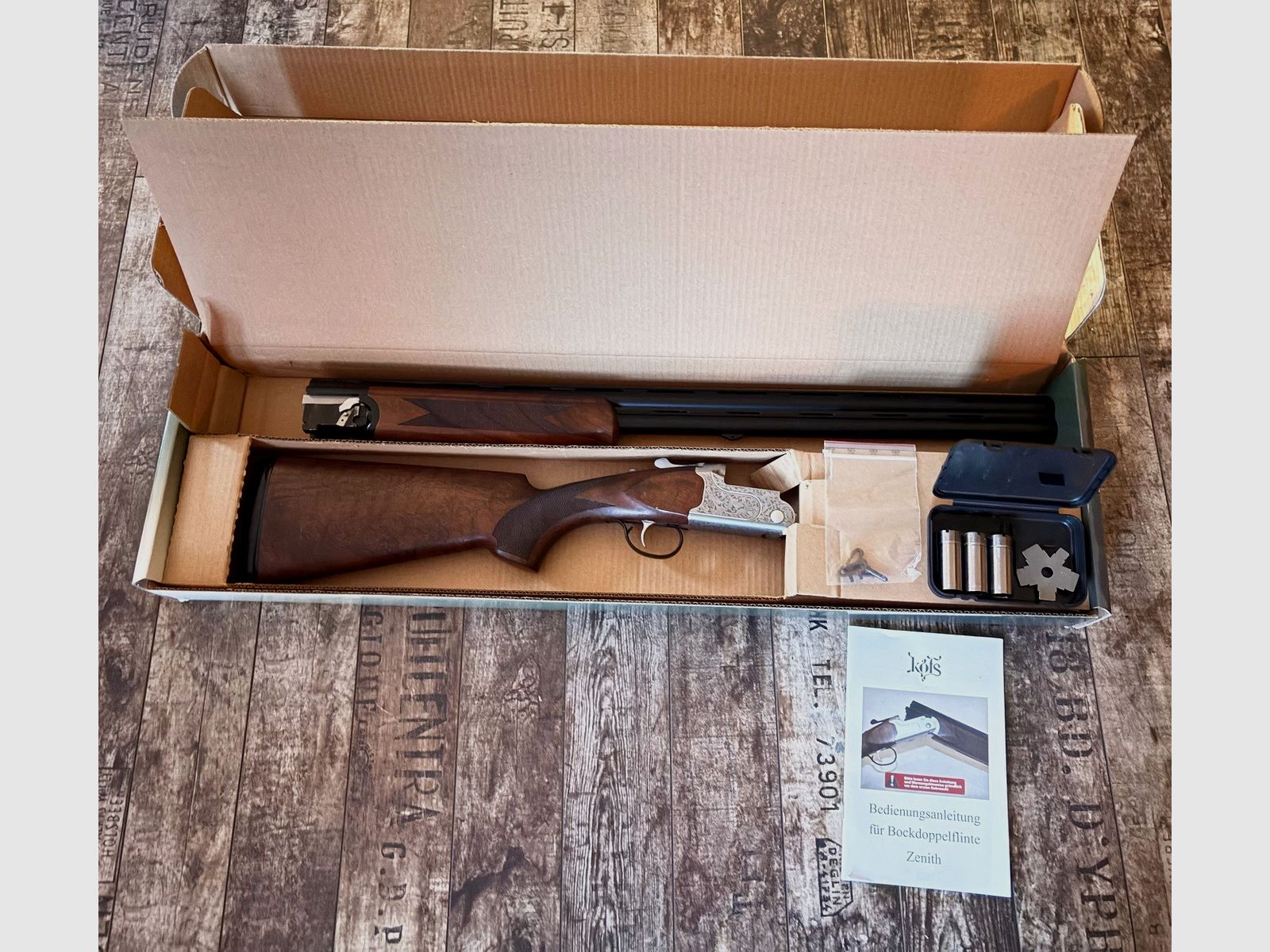 Bockdoppelflinte Kofs Zenith SXE 12/76 mit Ejektor /// Guter Gebrauchtzustand!