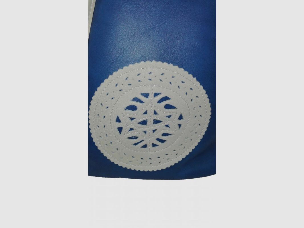 Damen Bombonera Tasche Blau, Bild 2 von 2