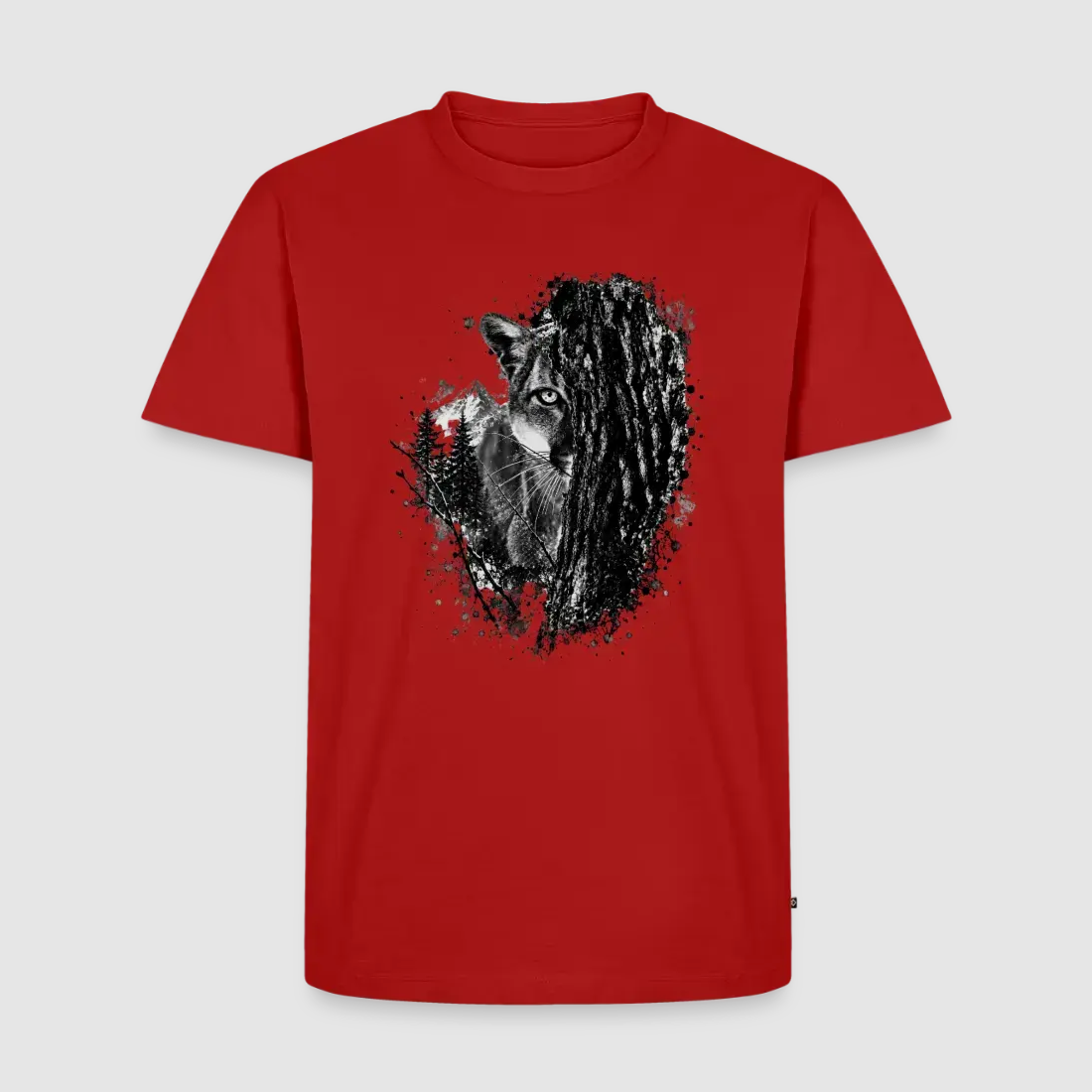 PUMA Heren Premium T-Shirt "Lauerende Puma", afbeelding 29 van 37